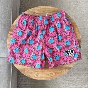 Baseball Lifestyle 101 Donut Youth Shorts l Strawberry